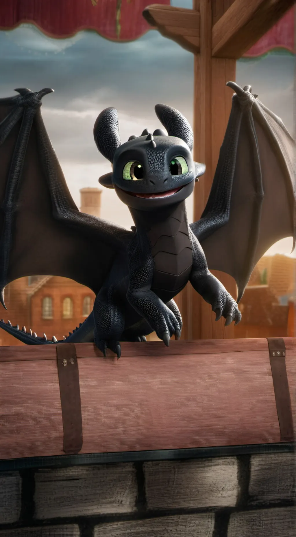 ai character: Toothless background