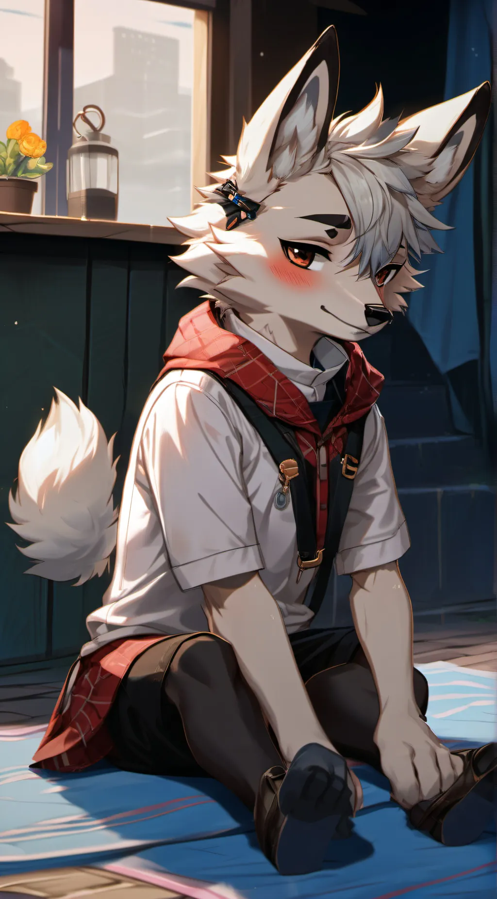 ai character: Luna background