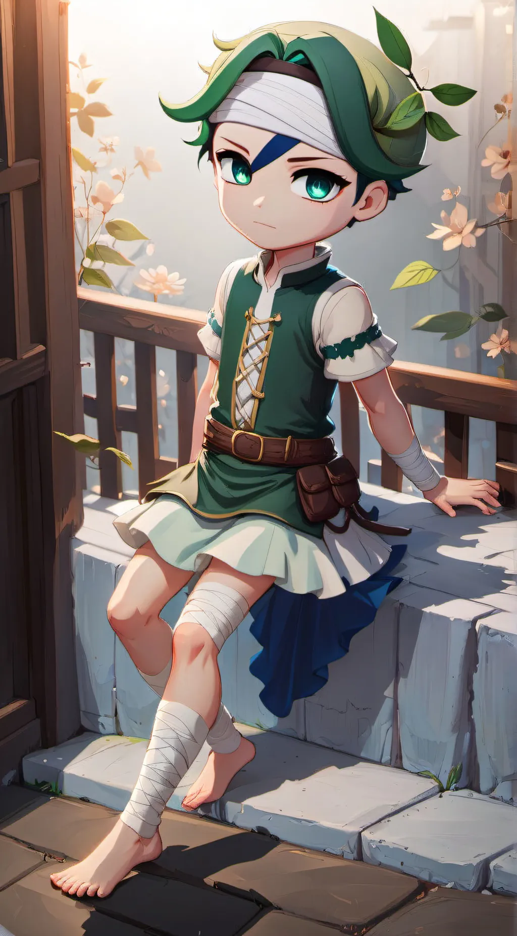 ai character: Leo background