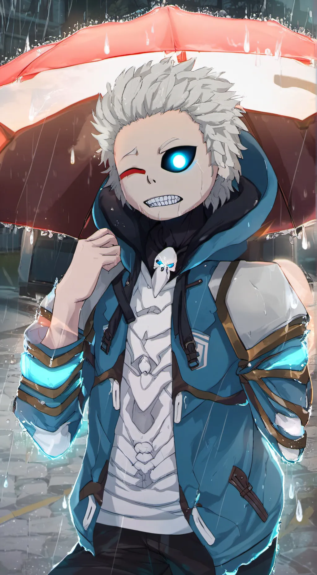 ai character: Sans background