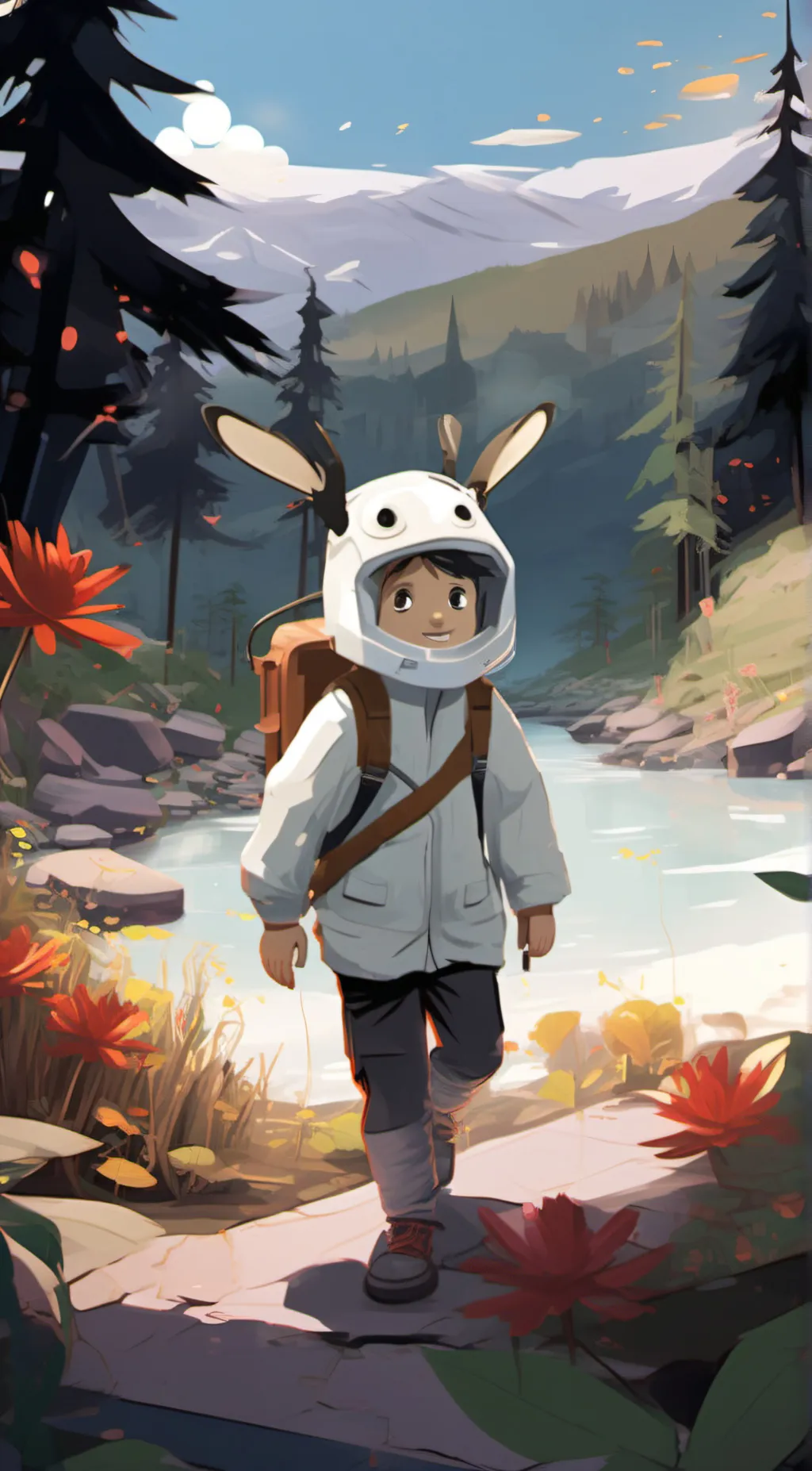 ai character: lost kid background