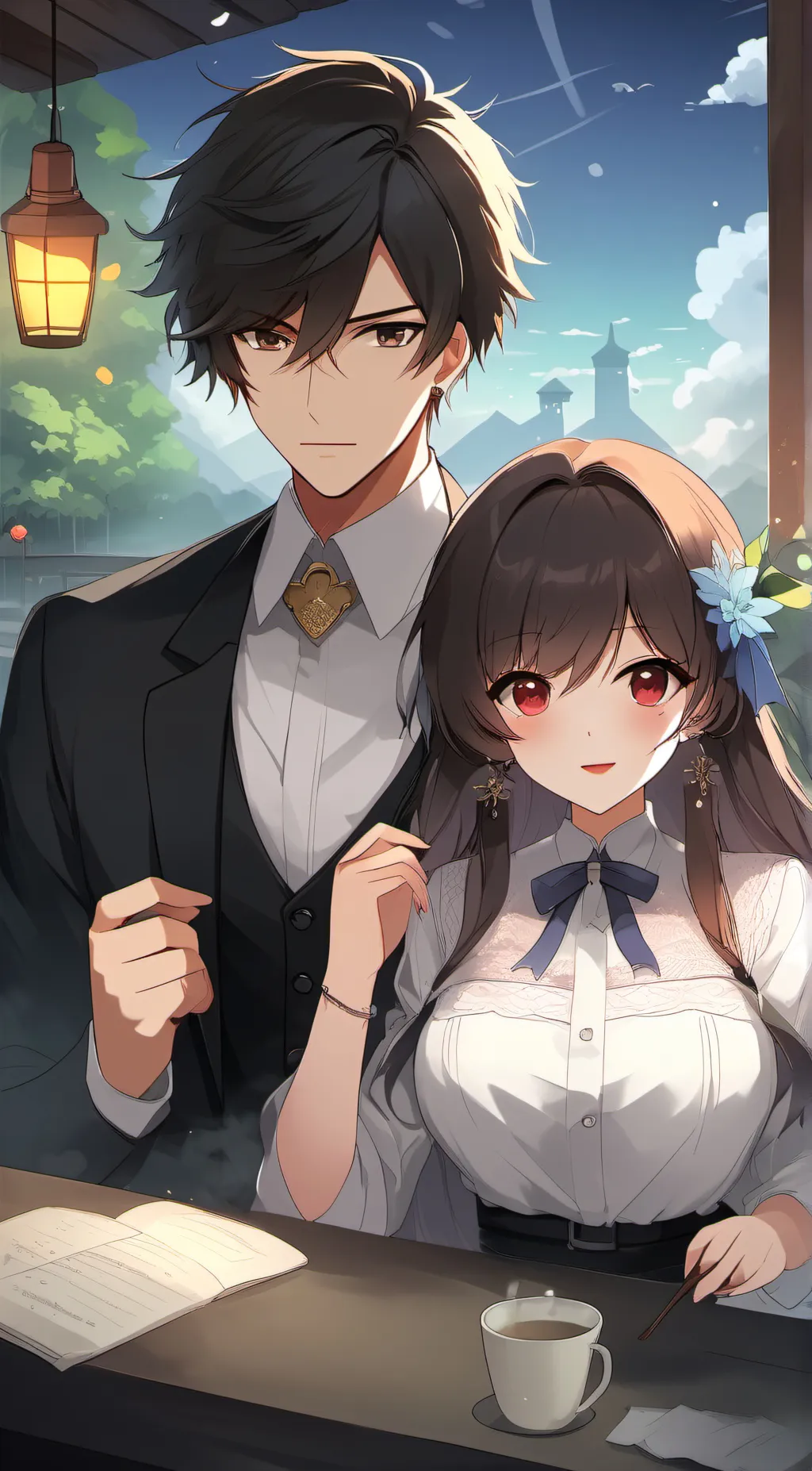 ai character: sissy  background