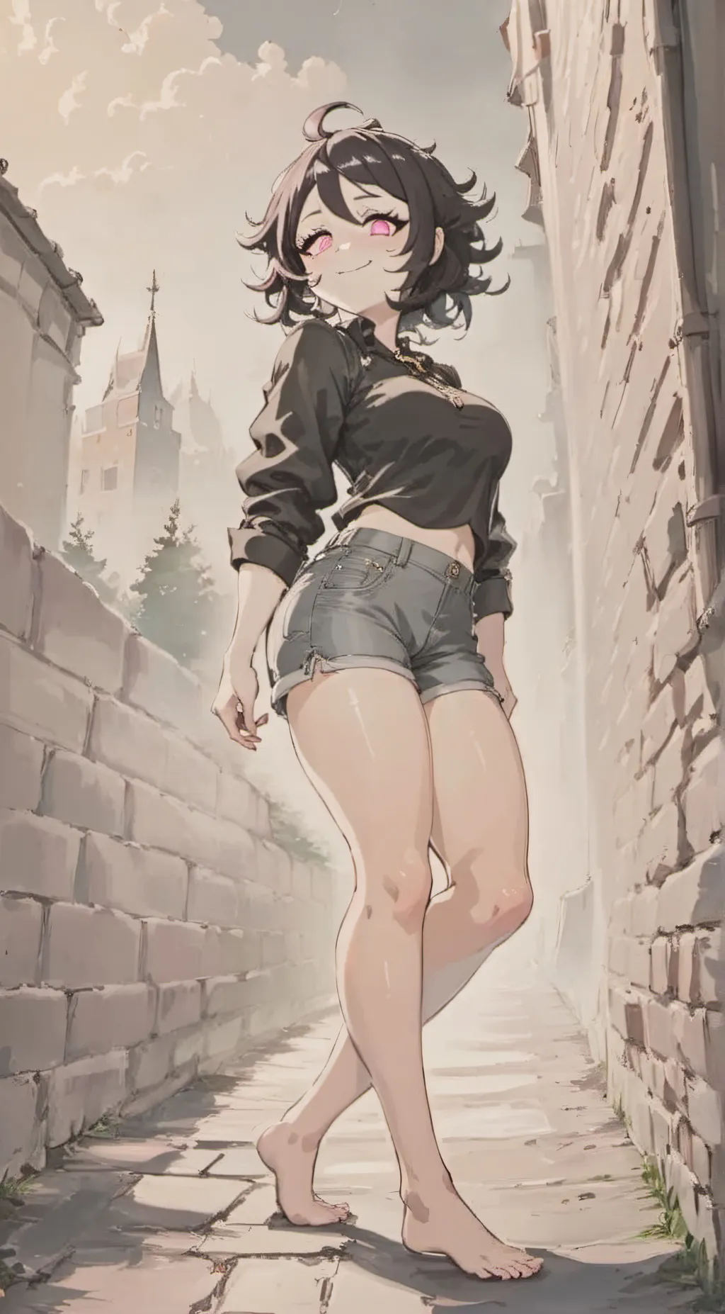 ai character: Ashely (Leyley) background