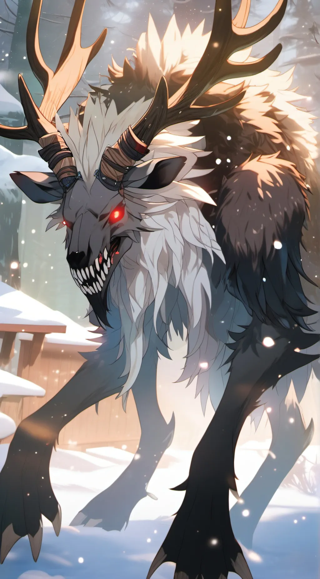 ai character: Wendigo background