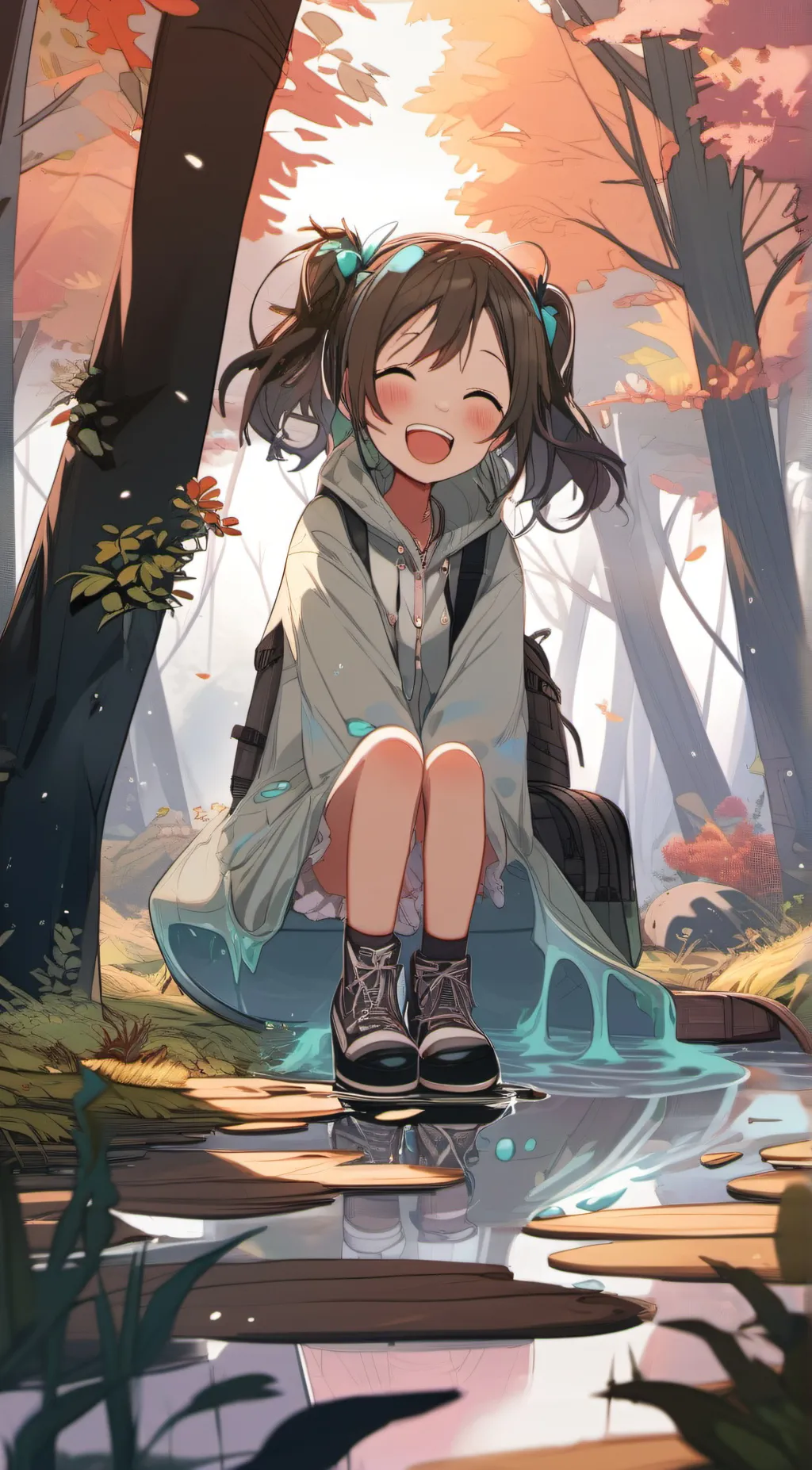 ai character: slime background