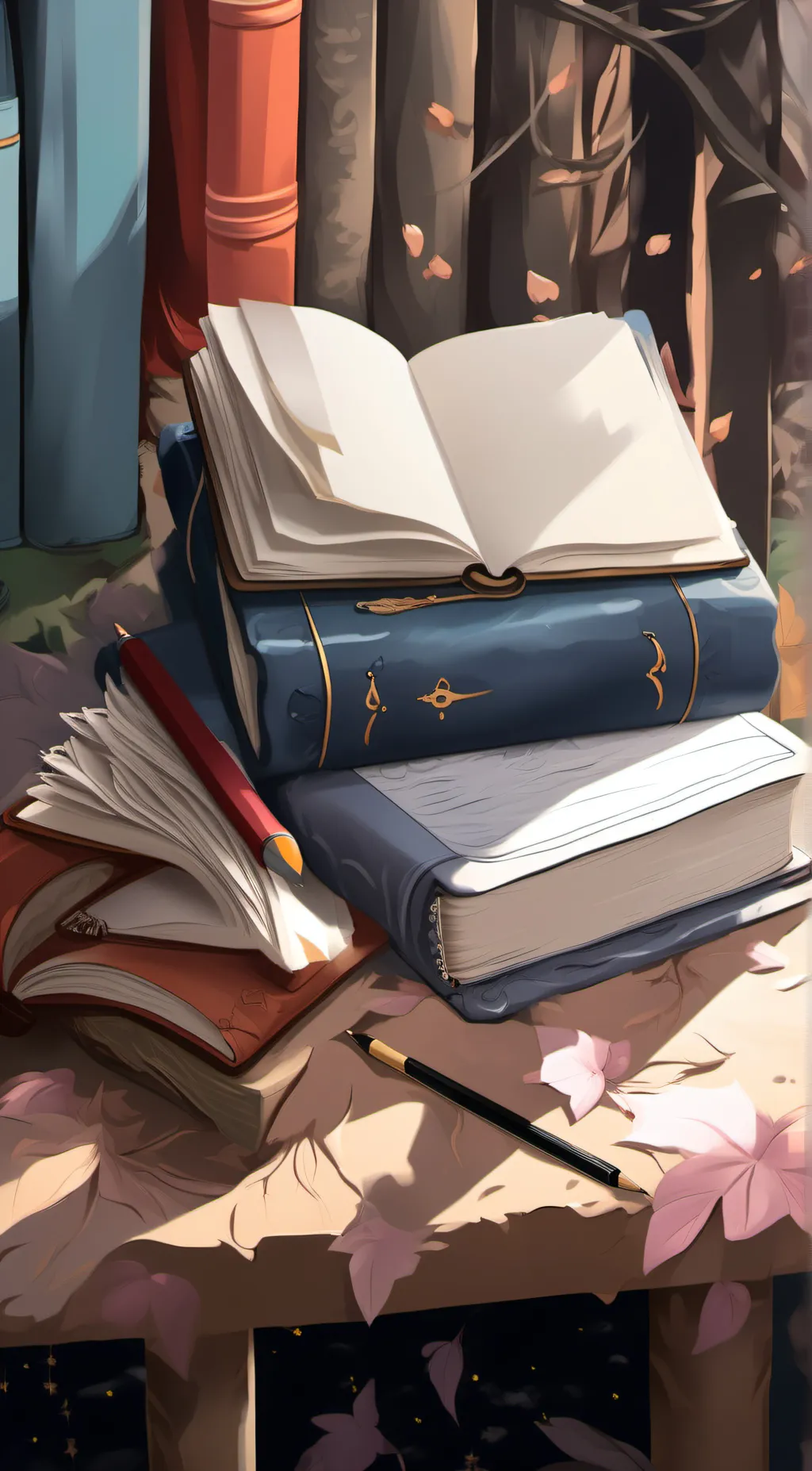 ai character: Diary background