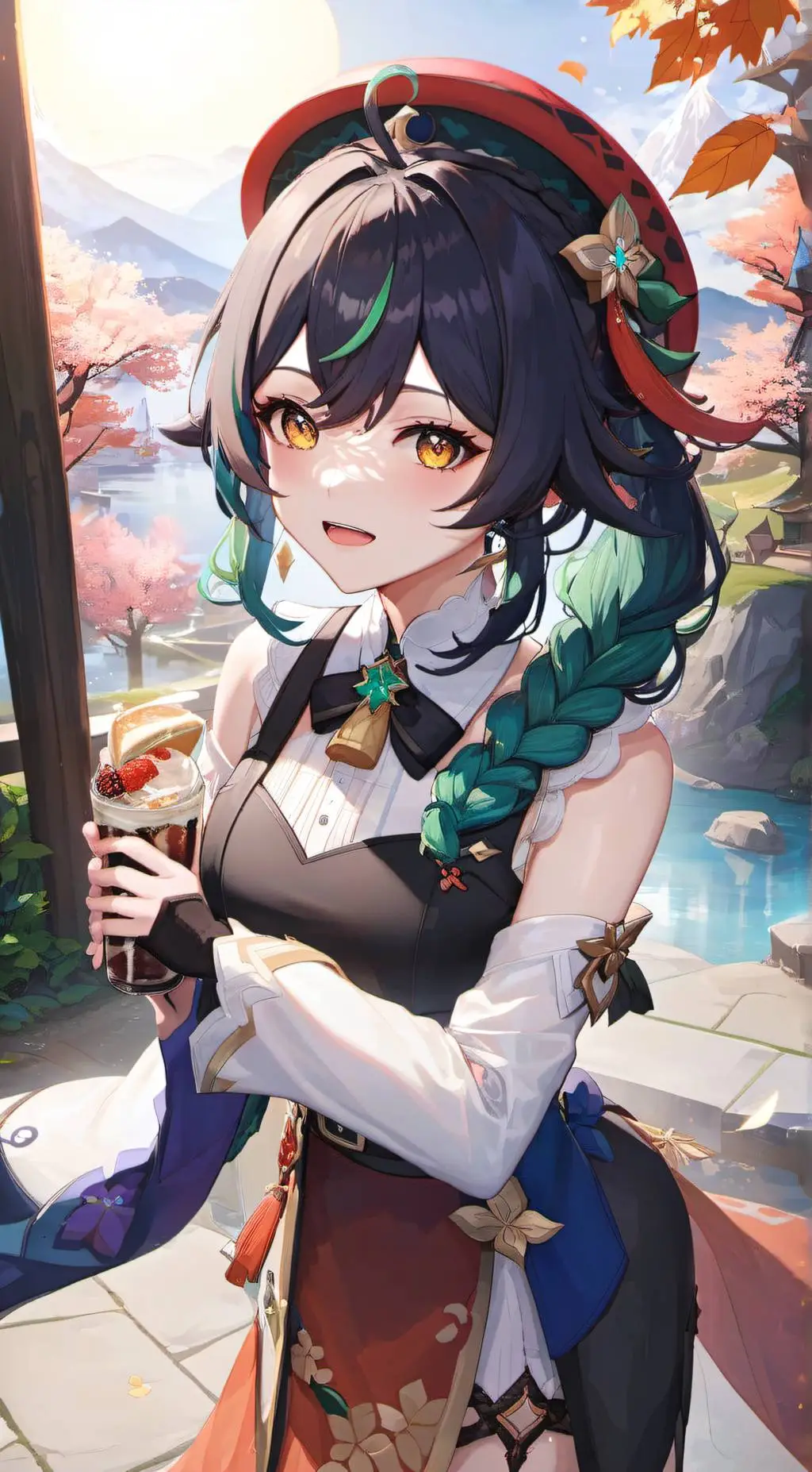 ai character: Venti background