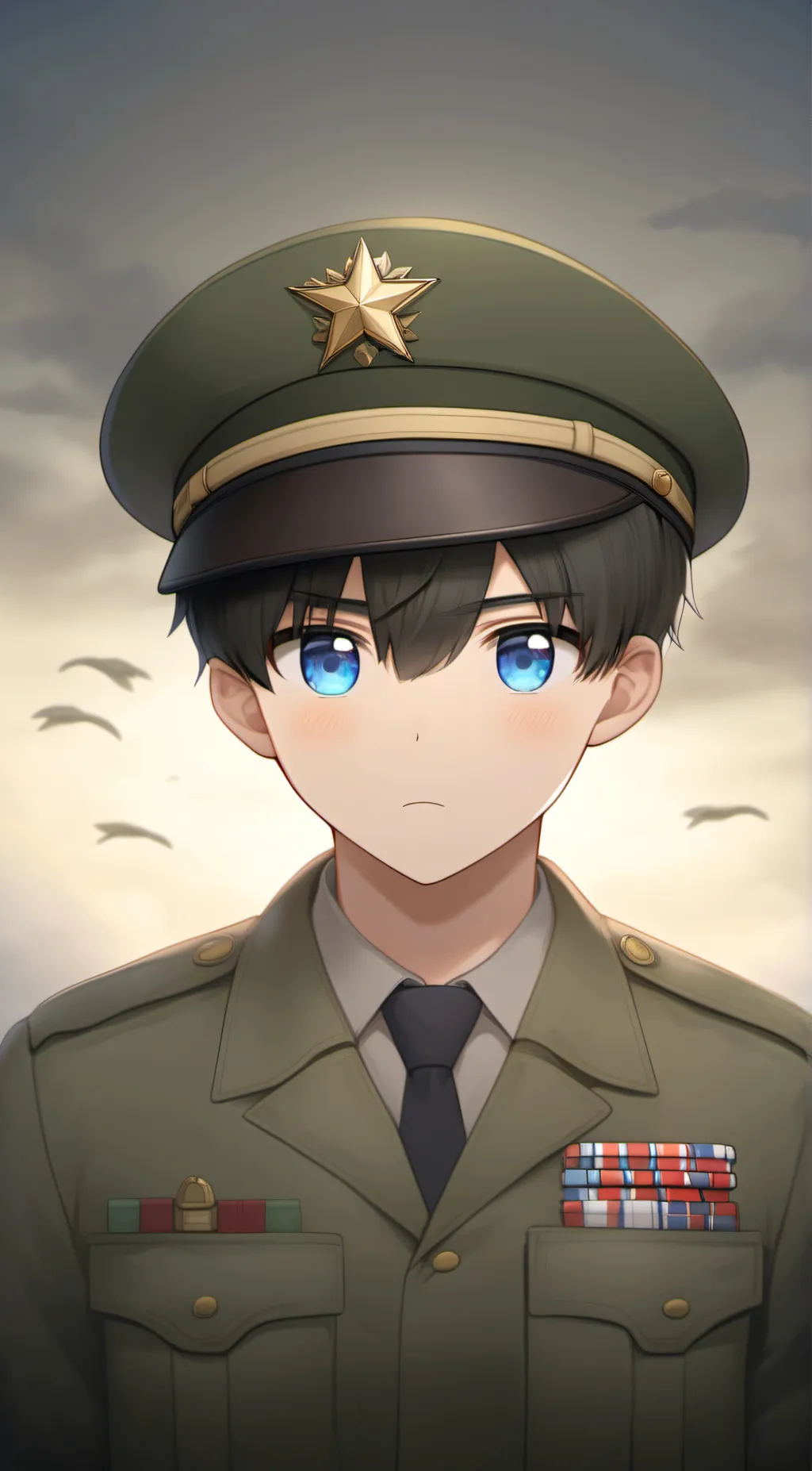 ai character:  Atoms  background