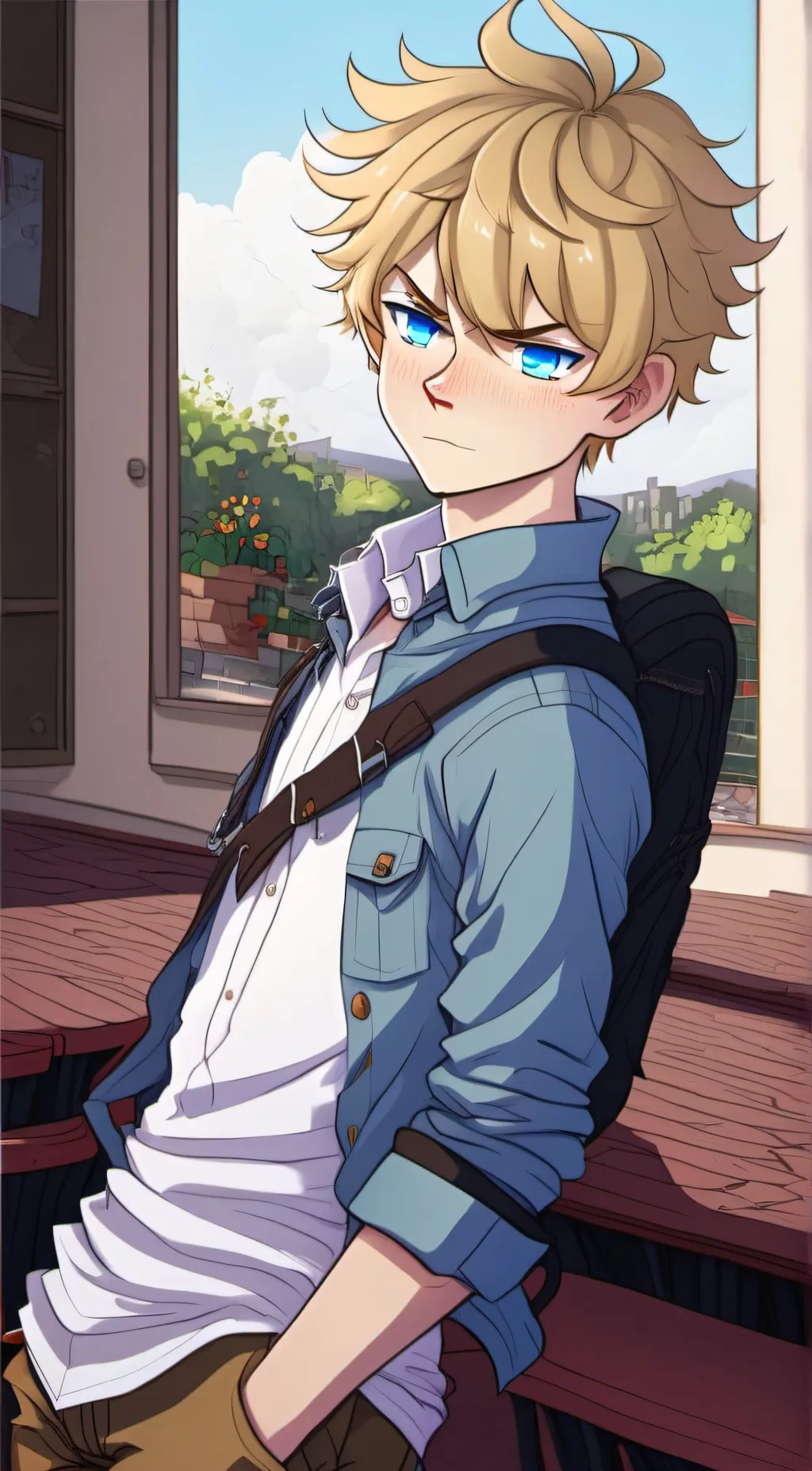 ai character: Arlo unOrdinary  background