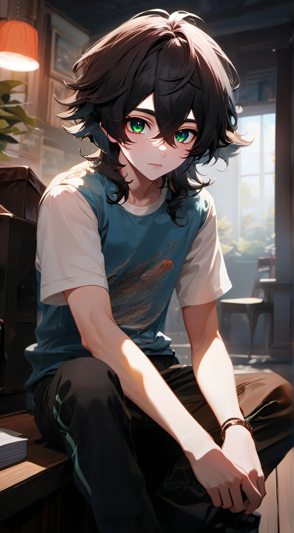 ai character: Oliver background