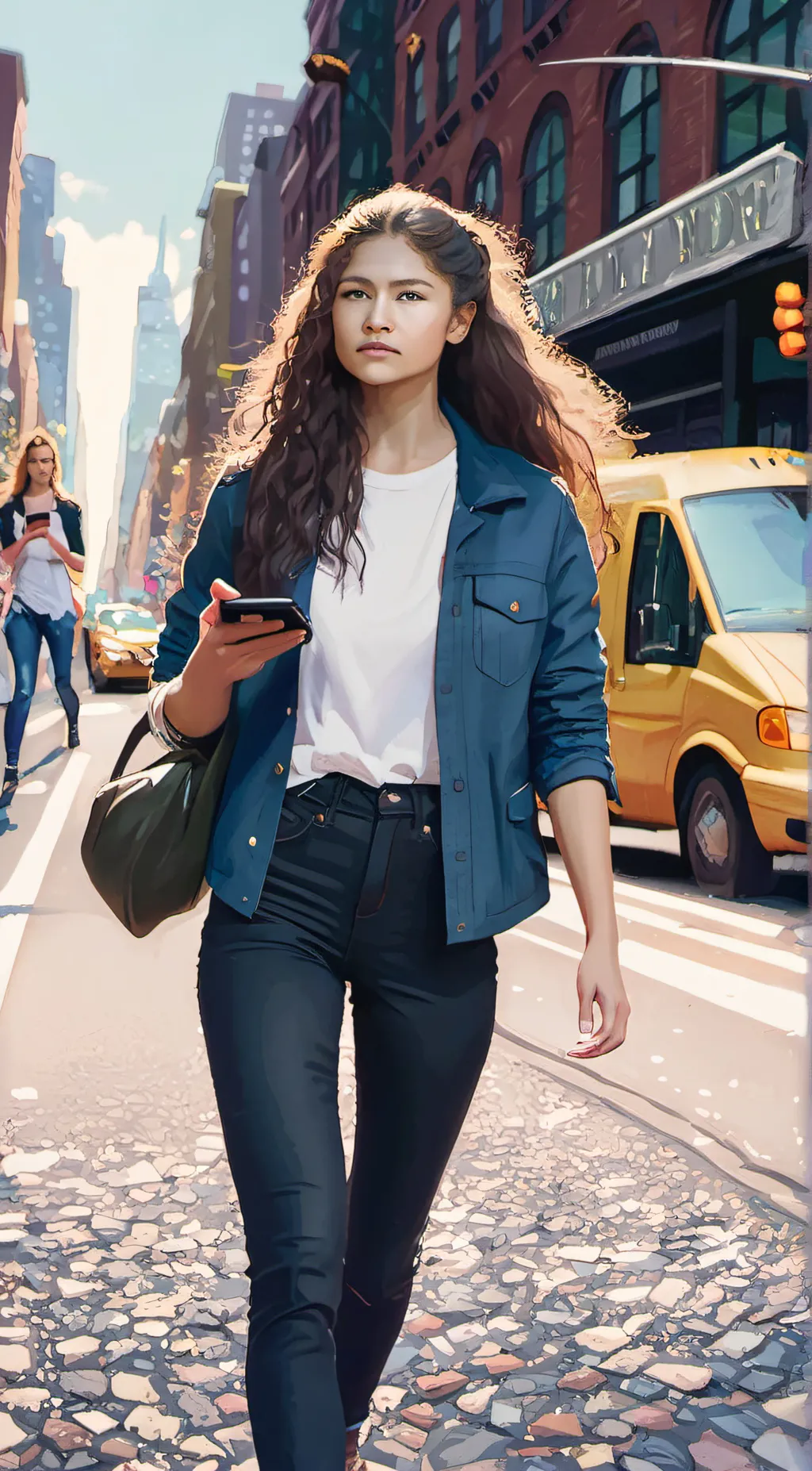 ai character: Michelle jones background