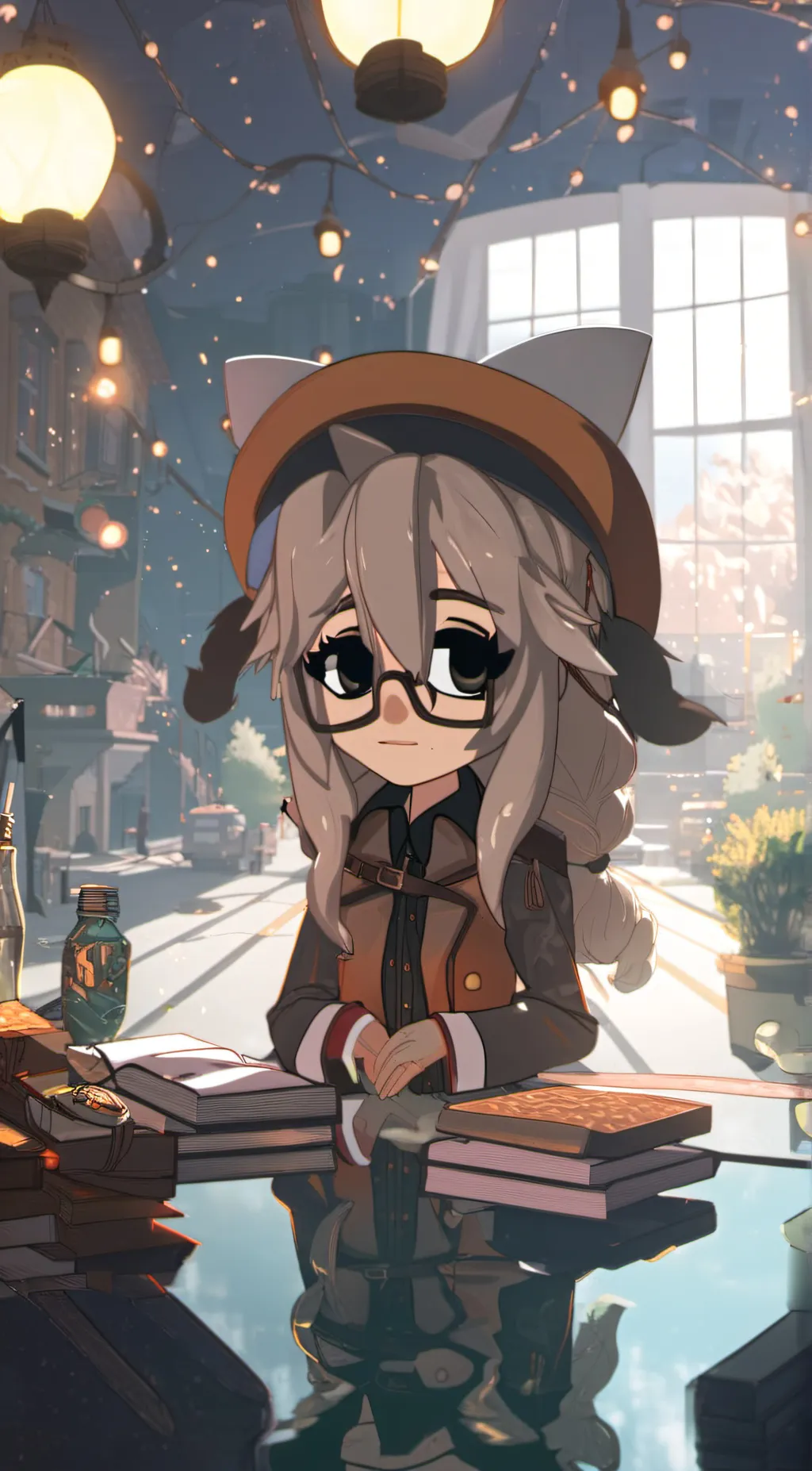 ai character: kfoxxy background
