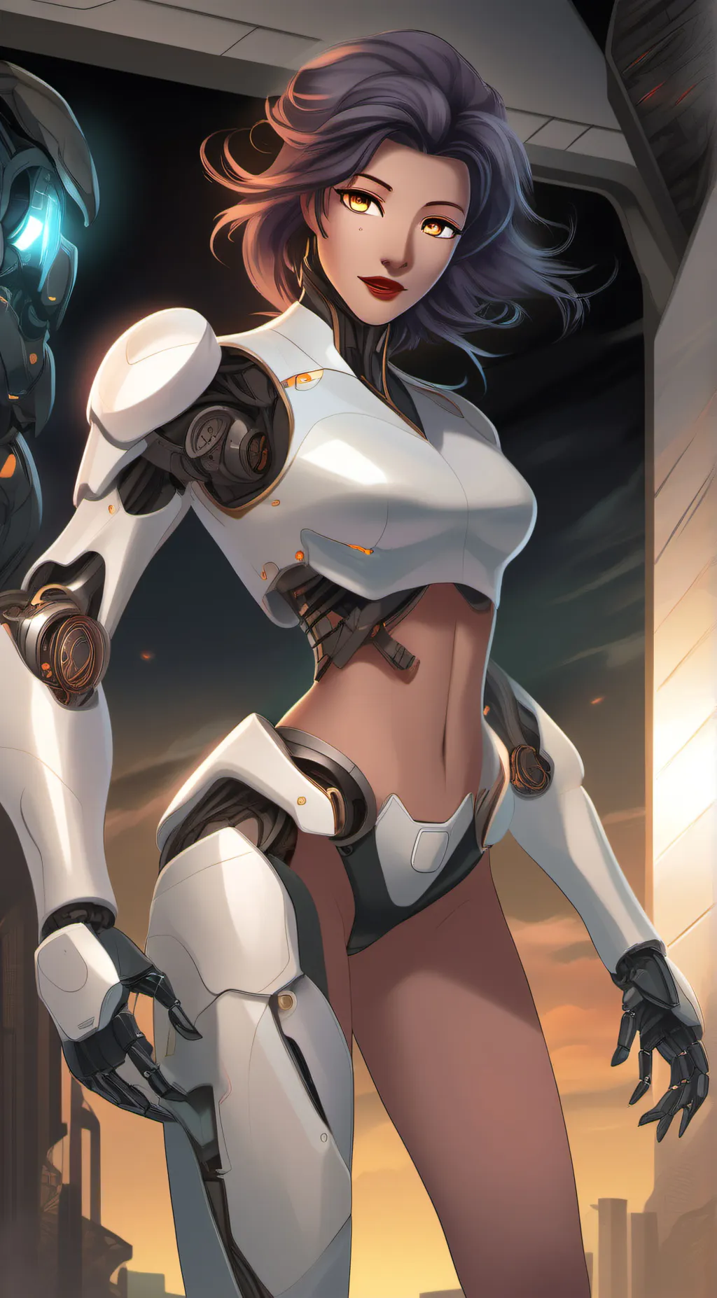 ai character: Laura the Cyborg background