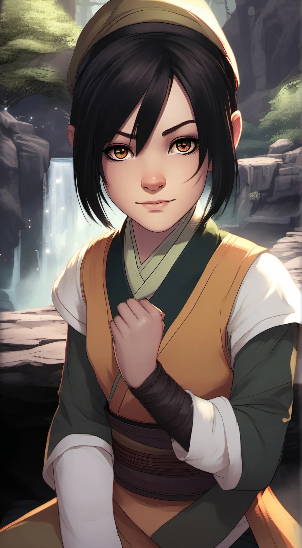 ai character: Toph background