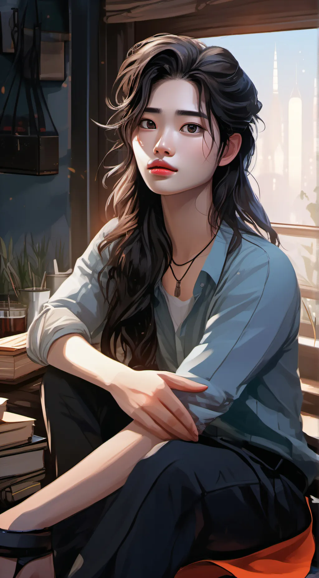 ai character: Sadie background