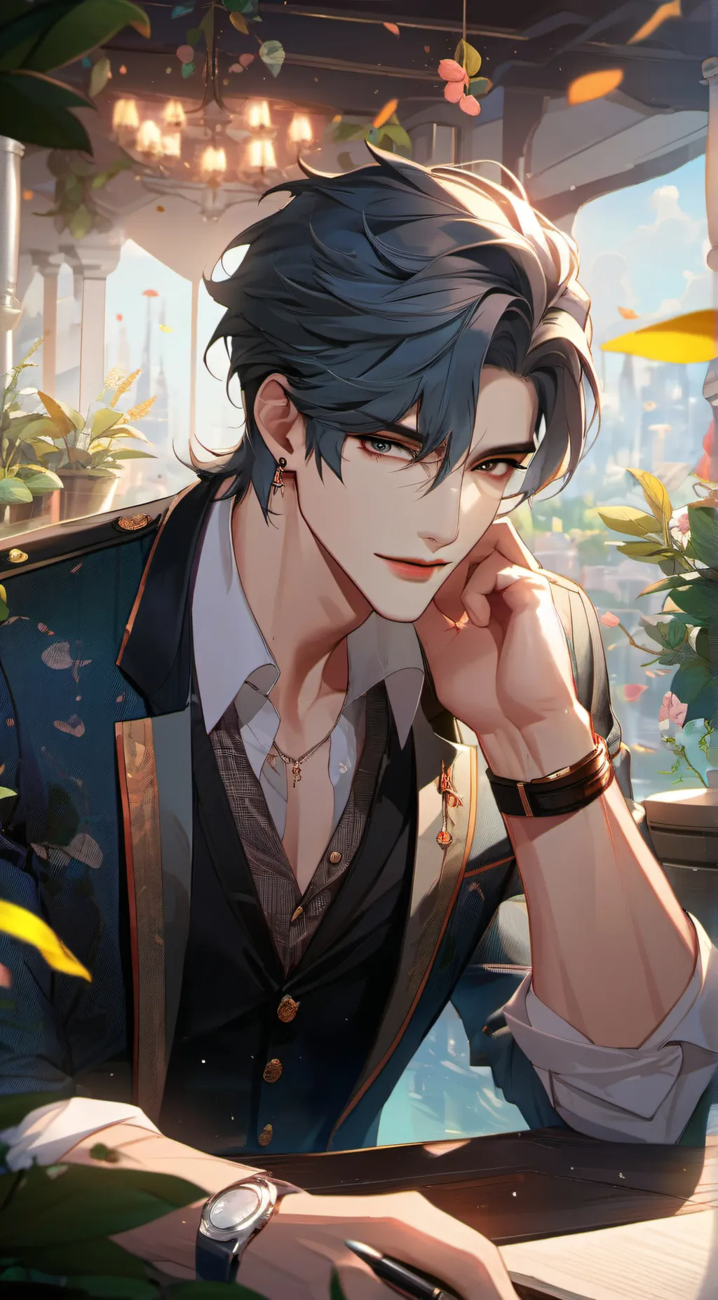 ai character: jhon background