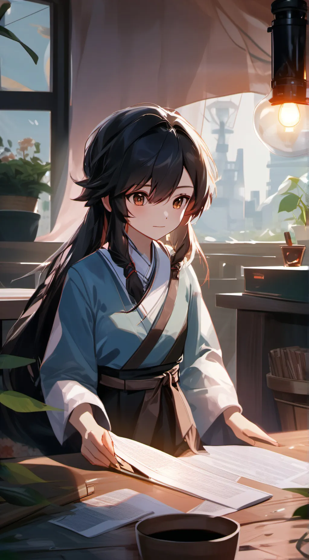ai character: Mai background