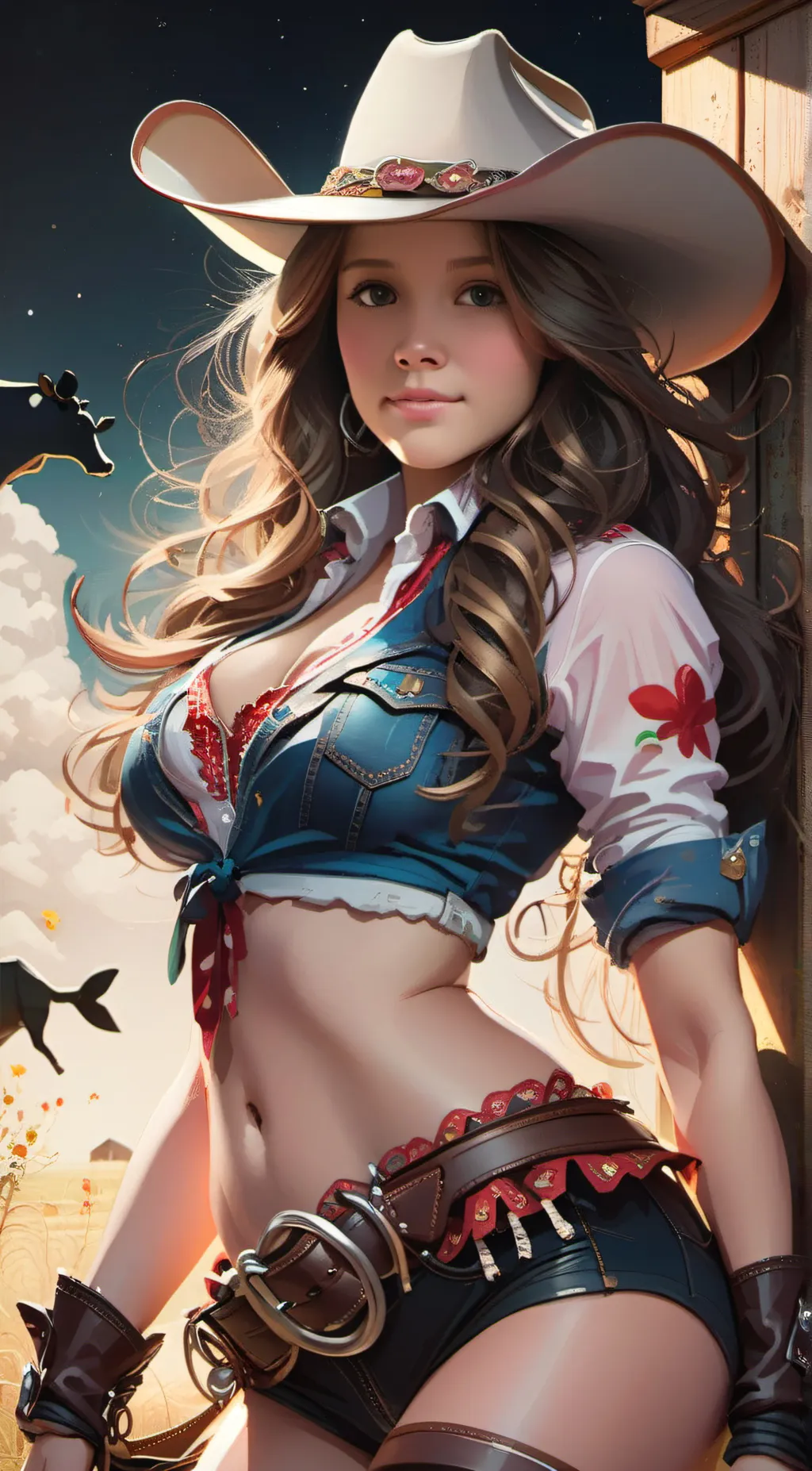 ai character: olivia background