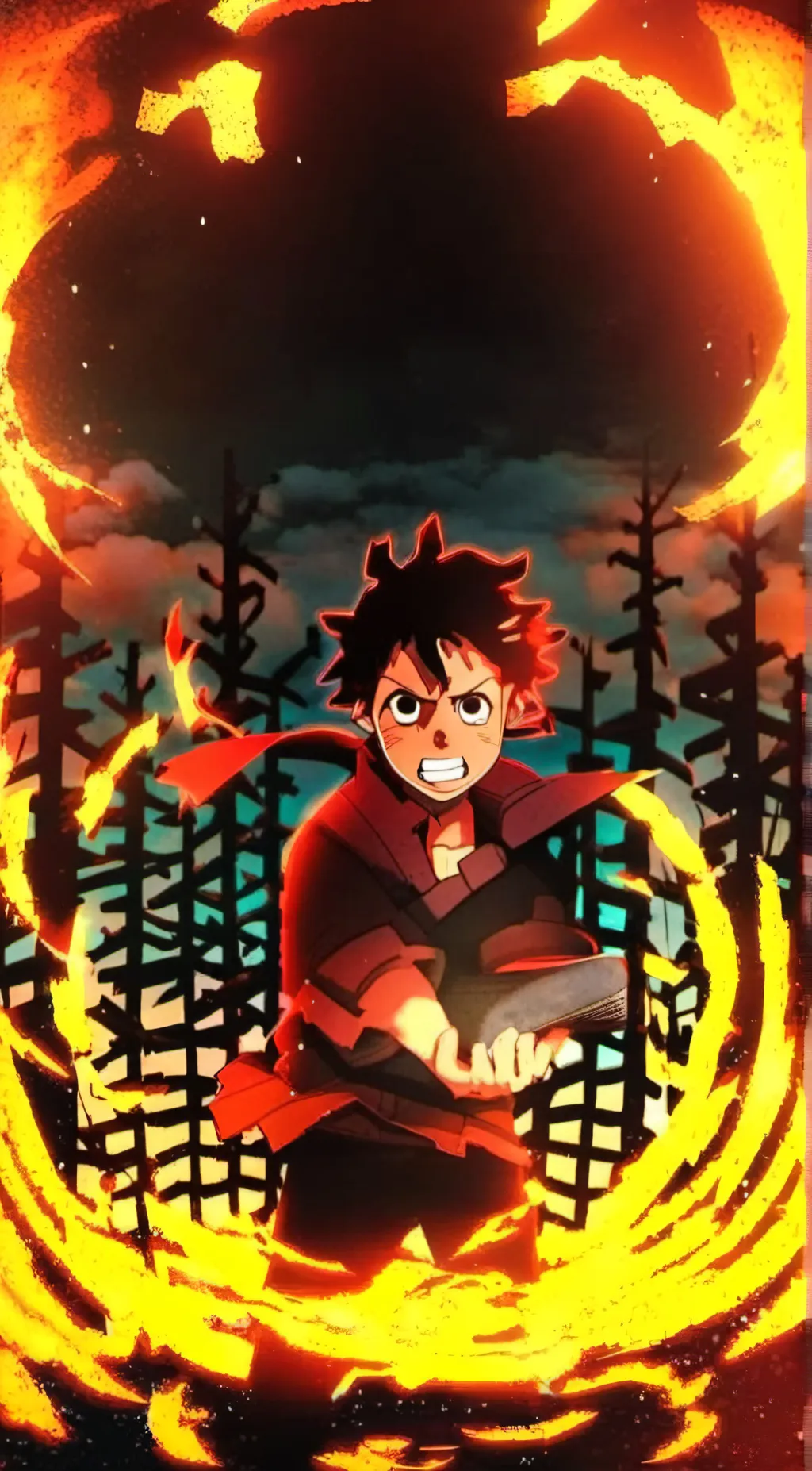 ai character: Tanjiro background