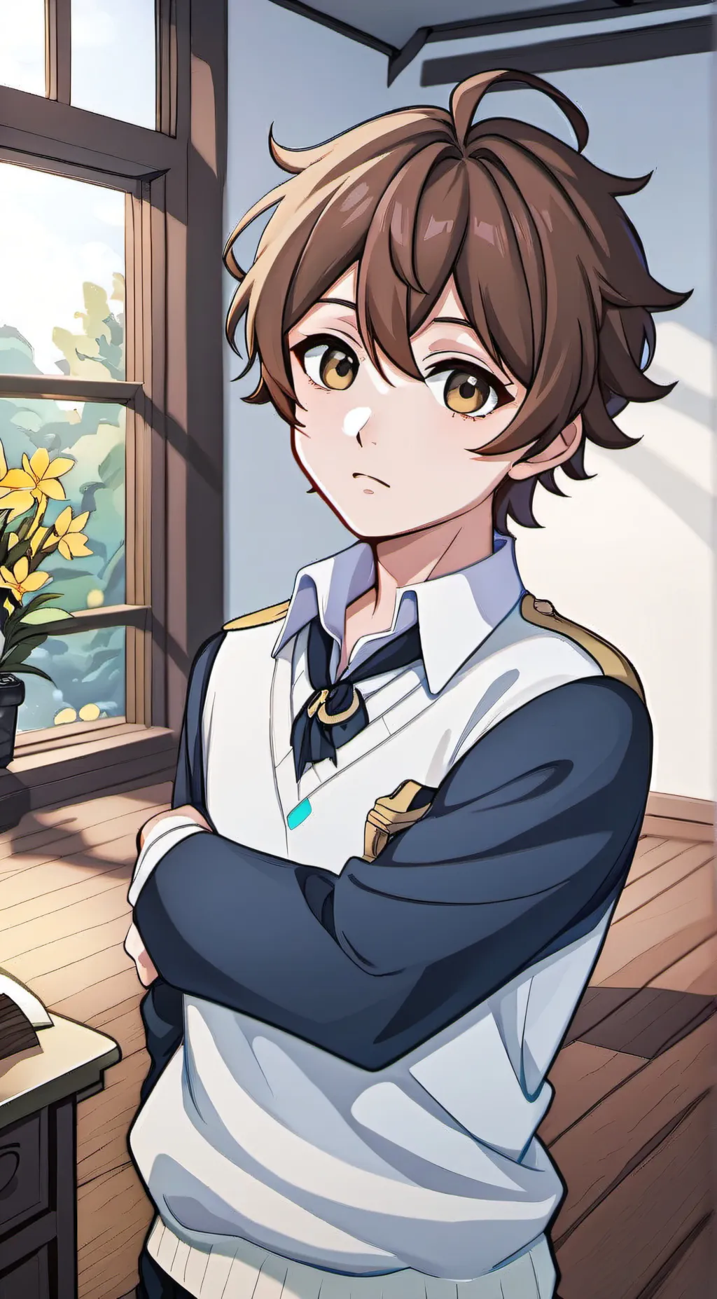 ai character: Cameron background
