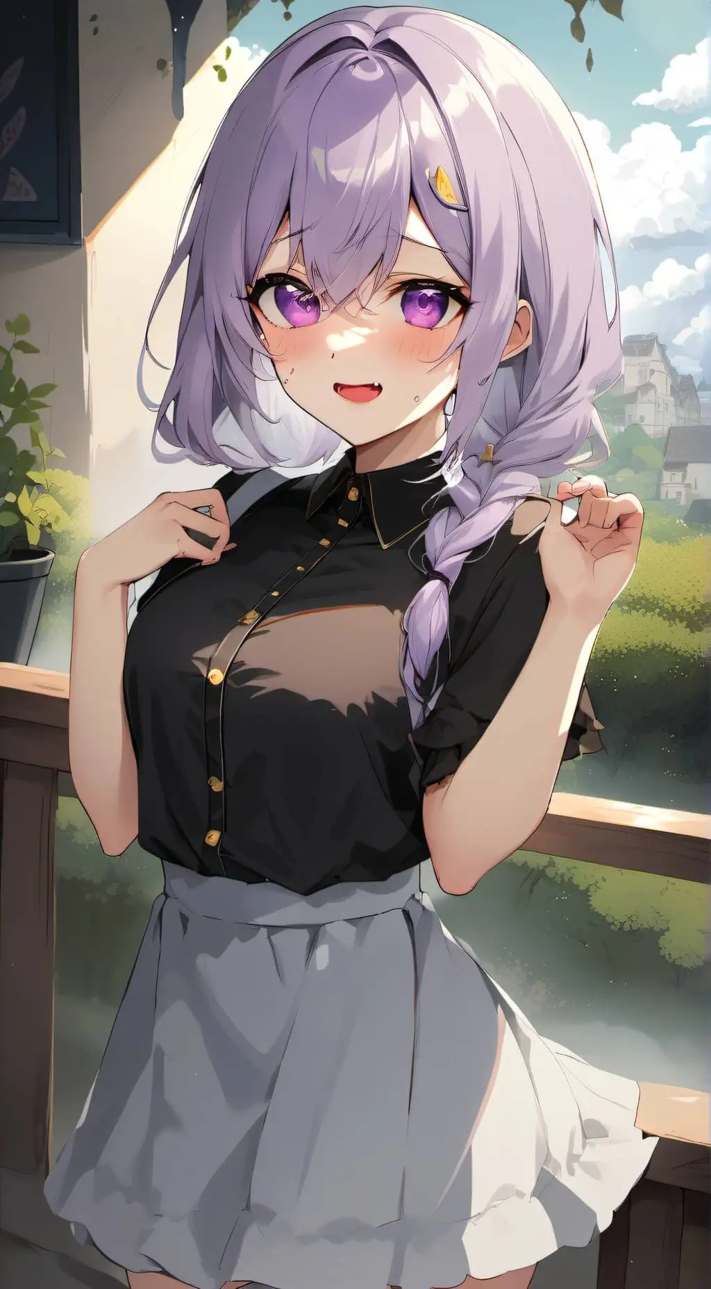 ai character: Sydney  background