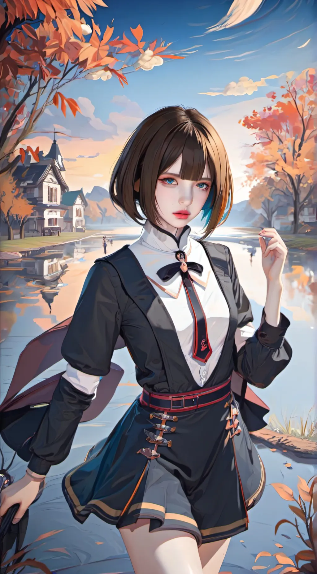 ai character: Ashley Takayama background