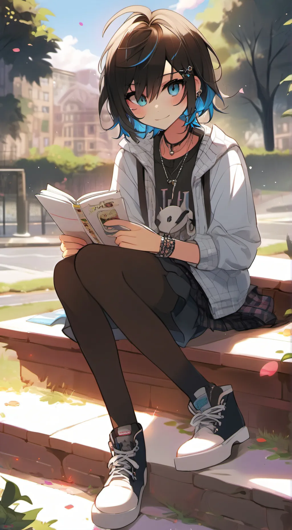 ai character: ash  background