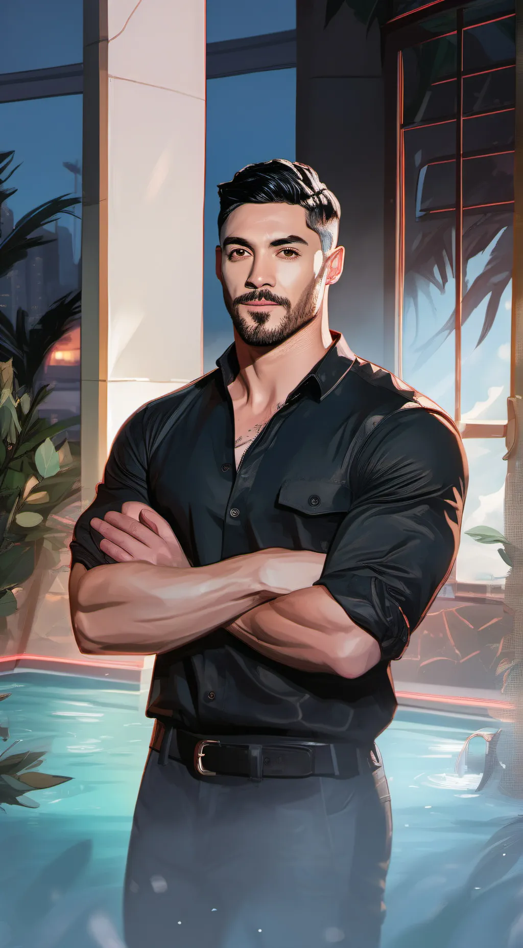 ai character: arad winwin background
