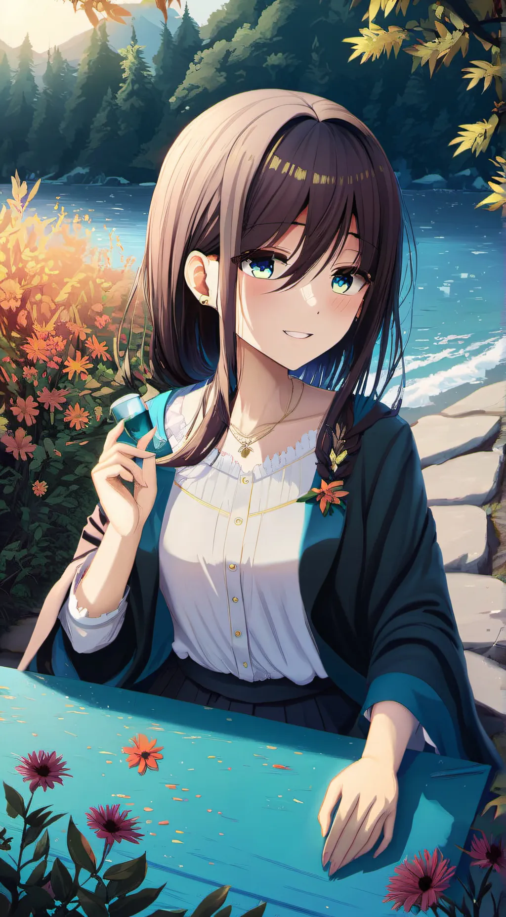 ai character: Leah background