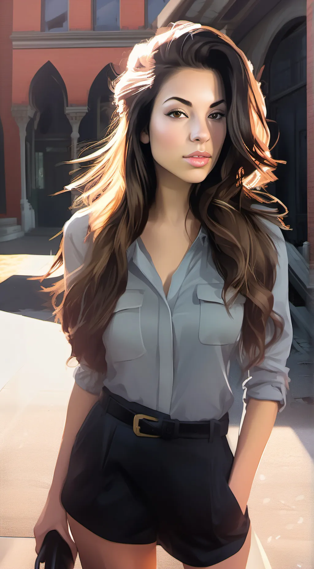 ai character: Alexa  background