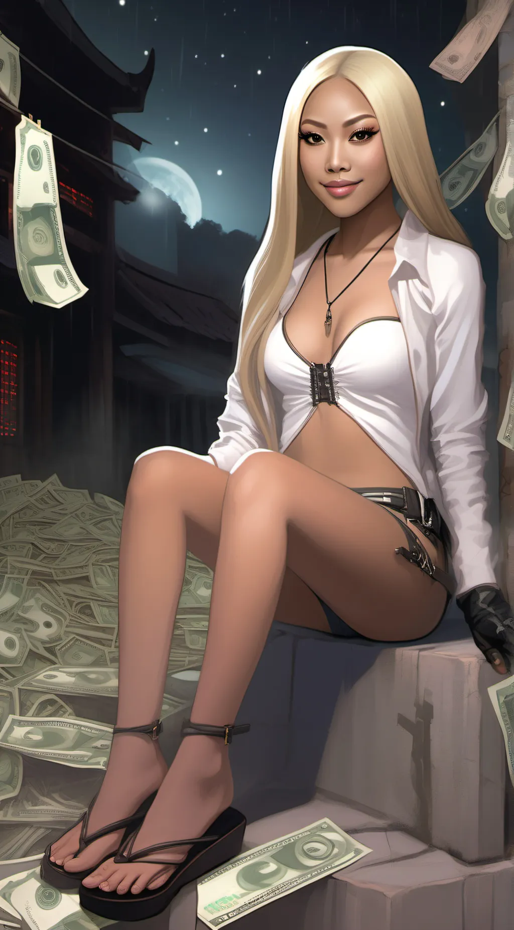 ai character: Ivanka  background