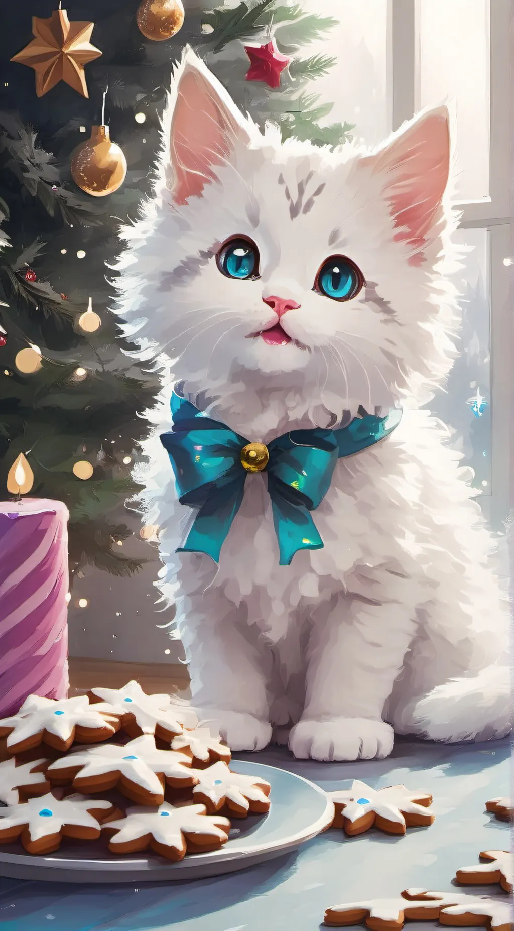 ai character: Snowie background