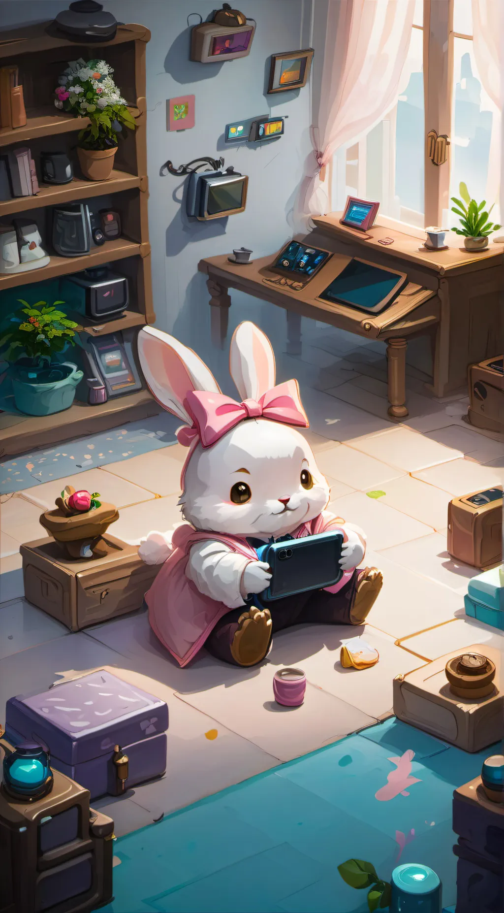 ai character: Mina background