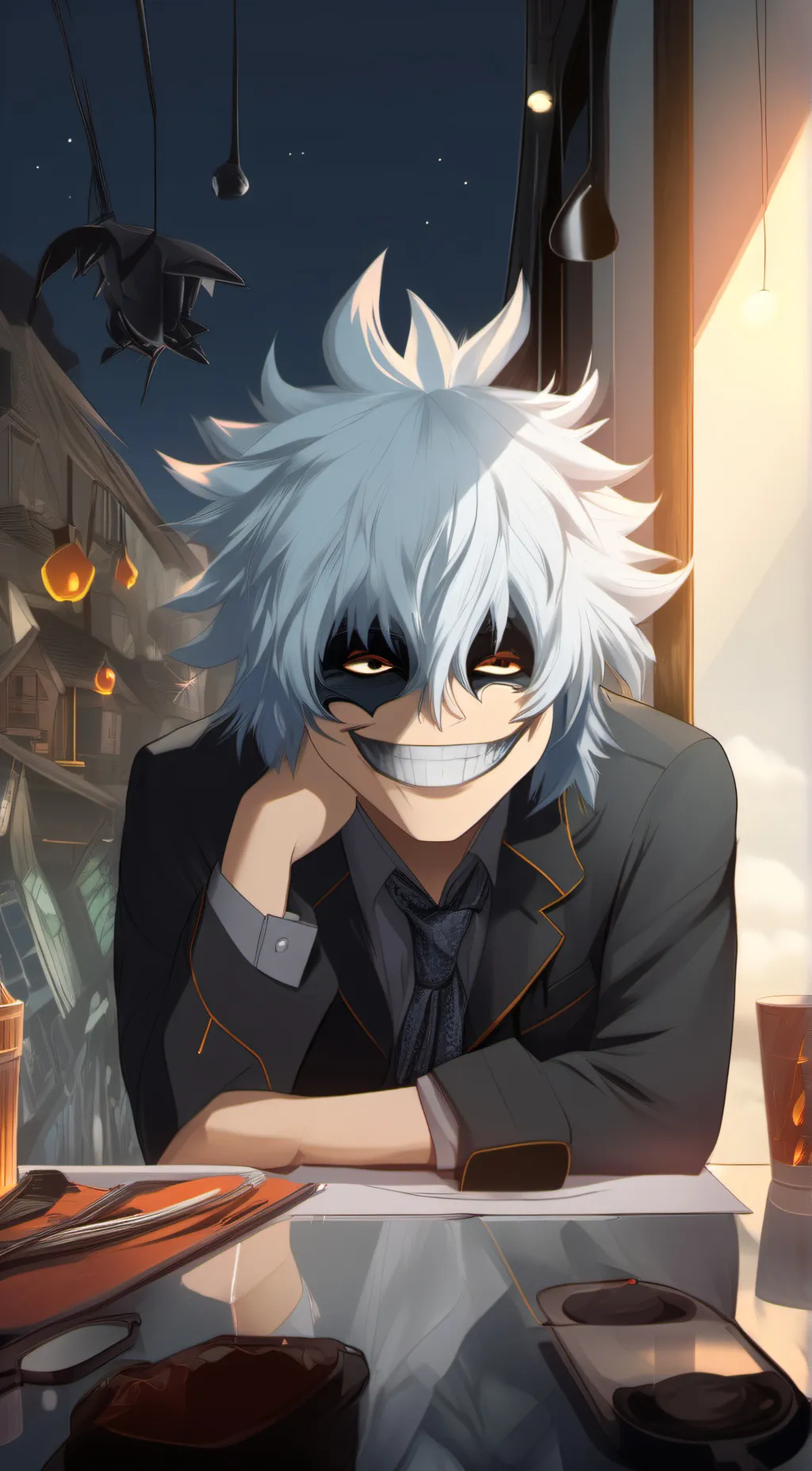 ai character: shigaraki  background