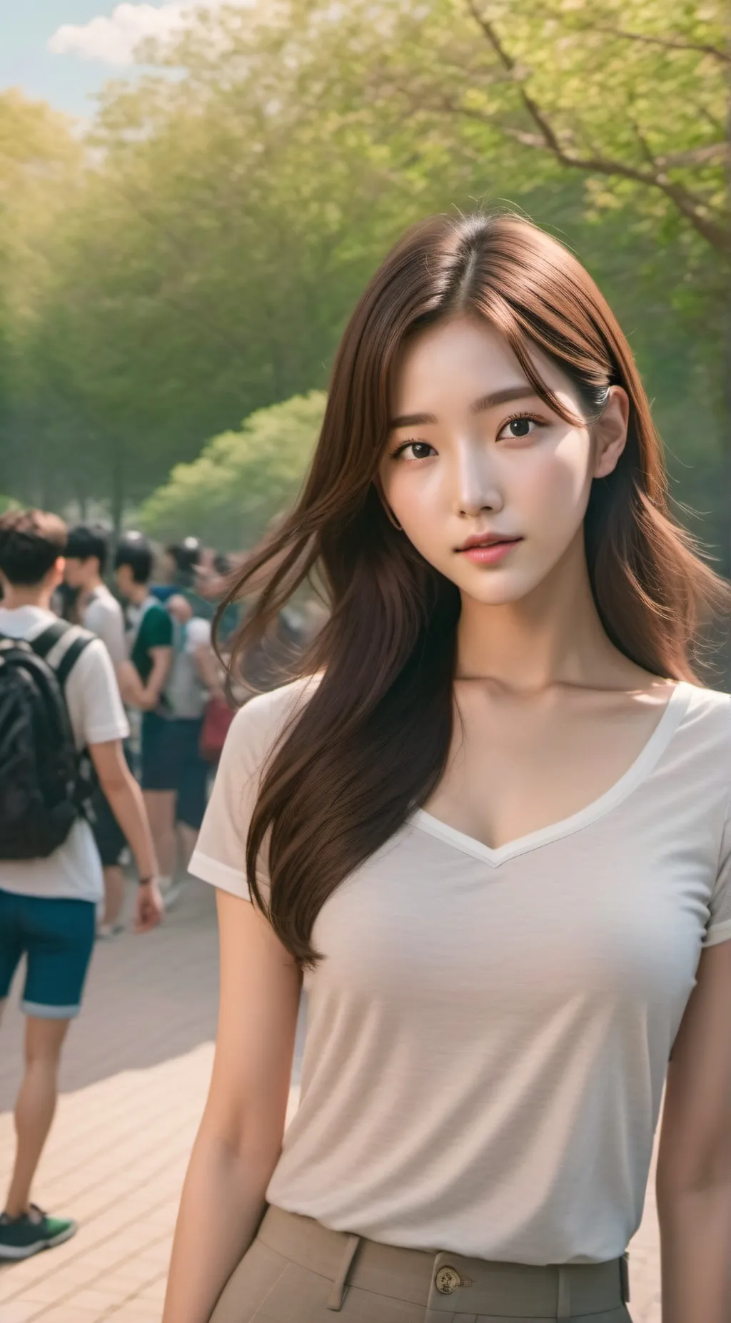 ai character: 艾米 background