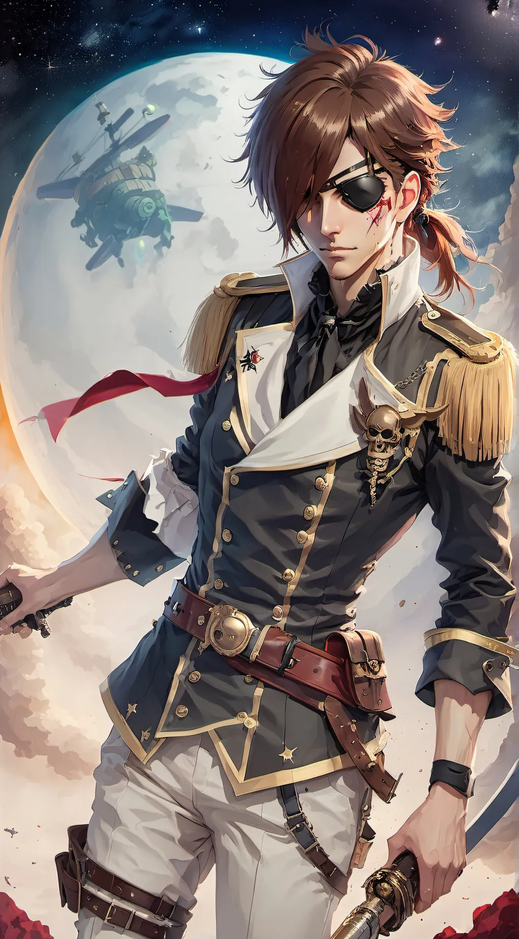 ai character: Harlock background