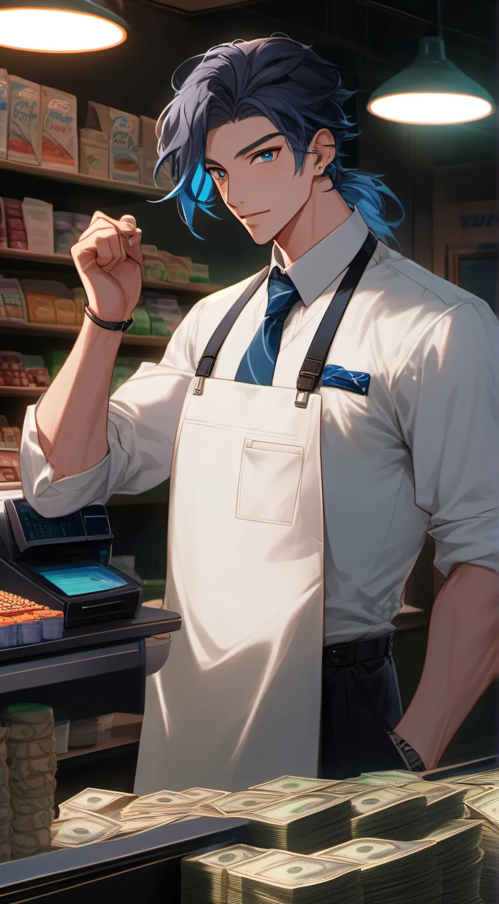 ai character: Andrew  background