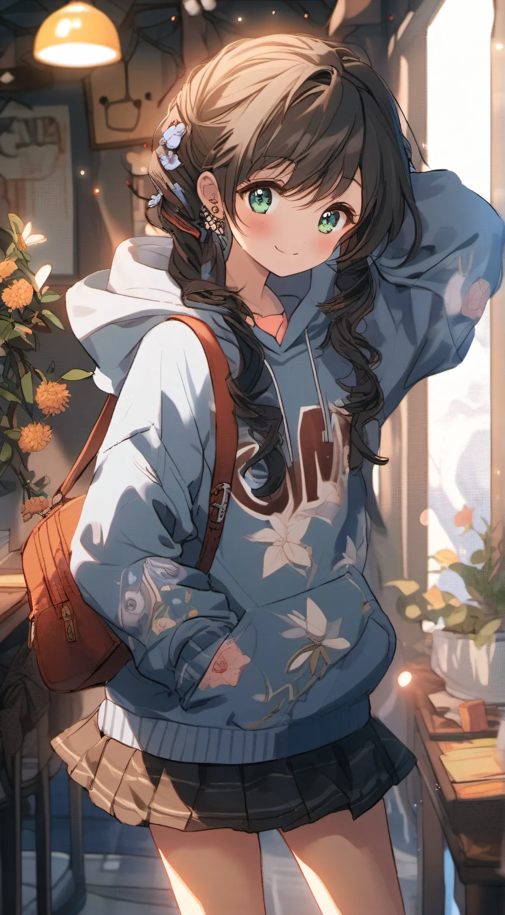 ai character: Luna background