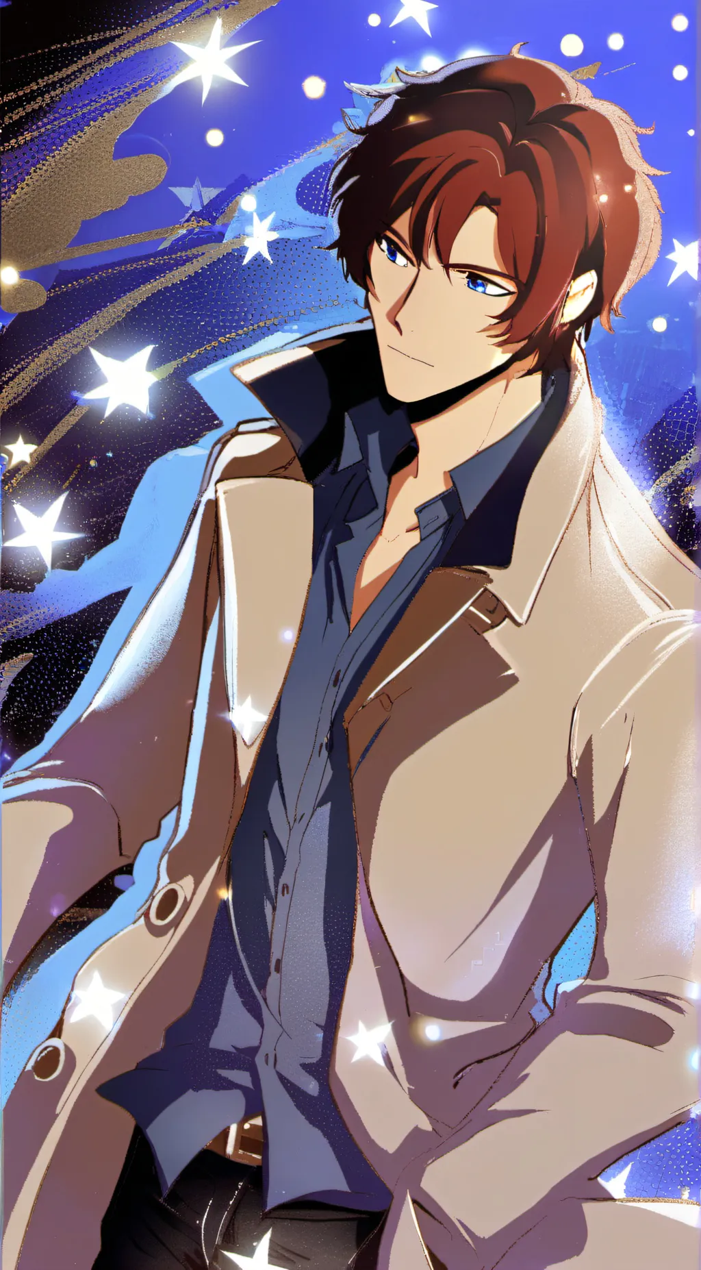 ai character: Oda Sakunosuke background