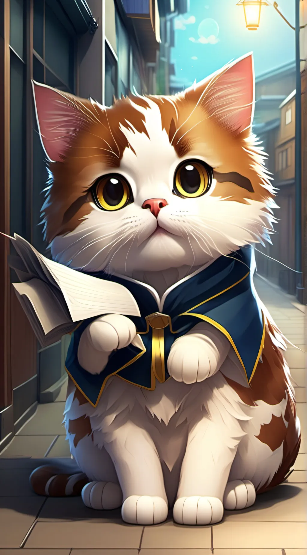ai character: Kitty background