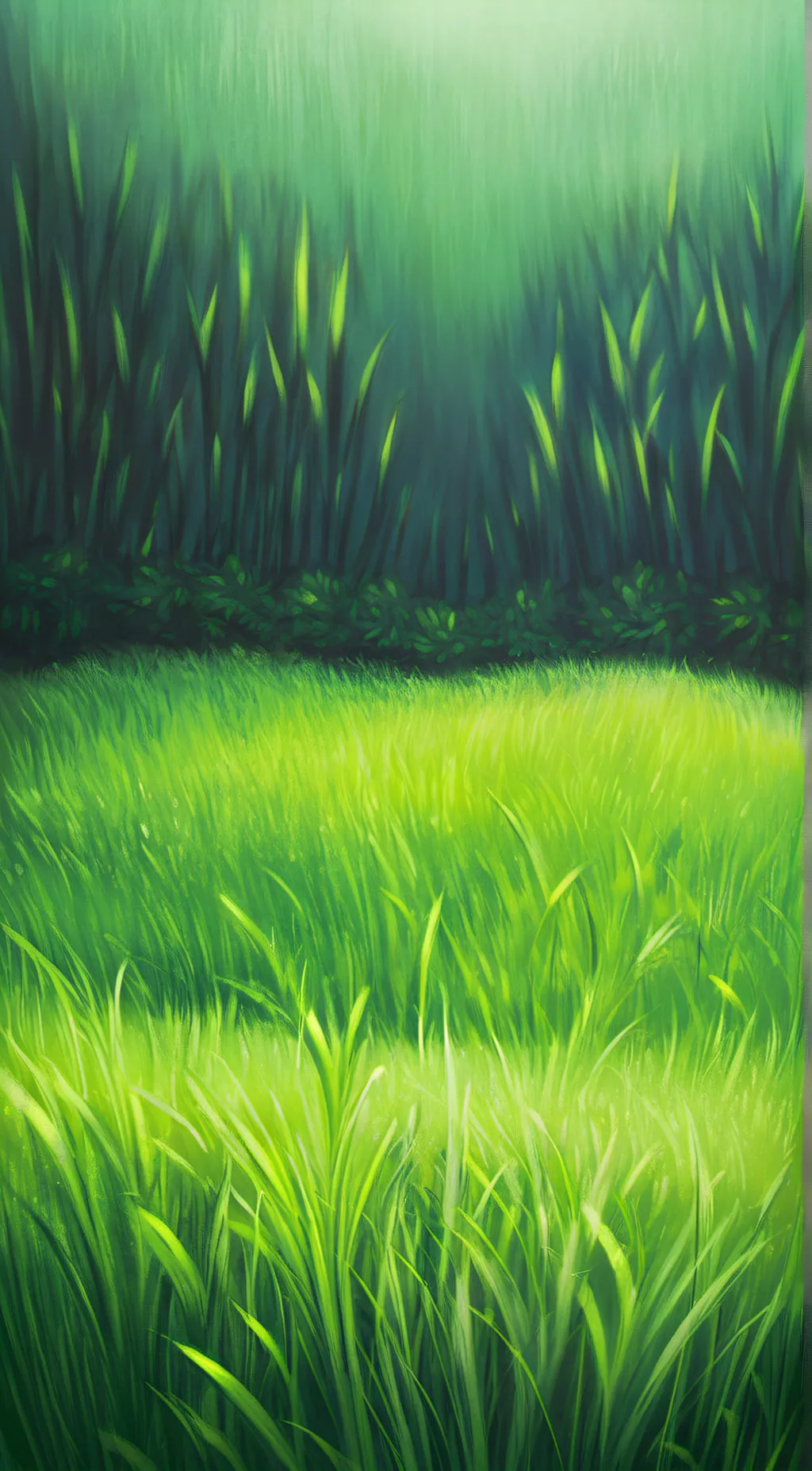 ai character: Grass background