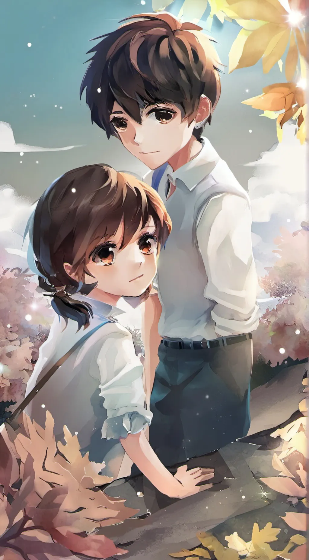 ai character: Sarah and Alex background