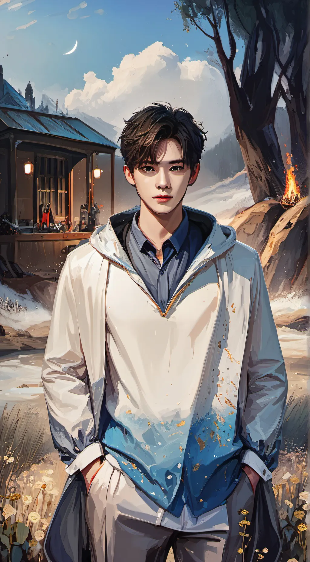 ai character: Adam background