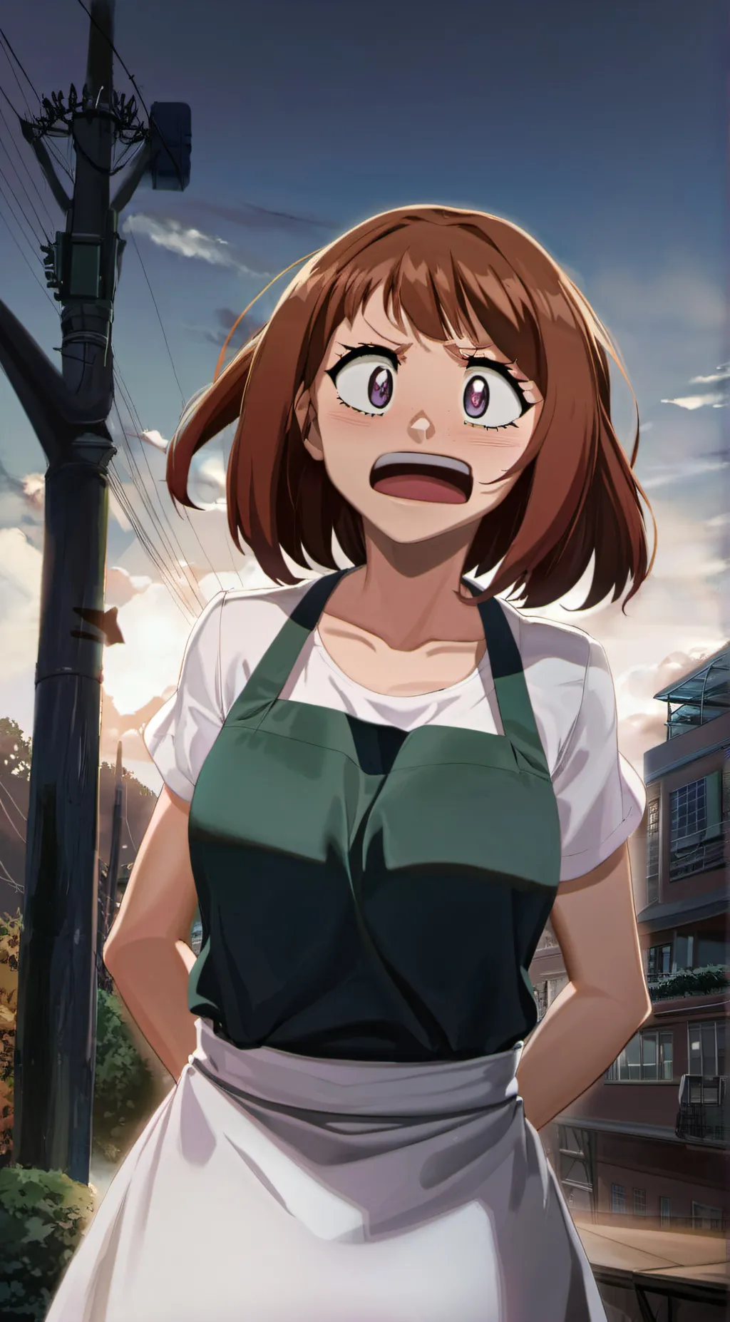 ai character: Ochako Uraraka background