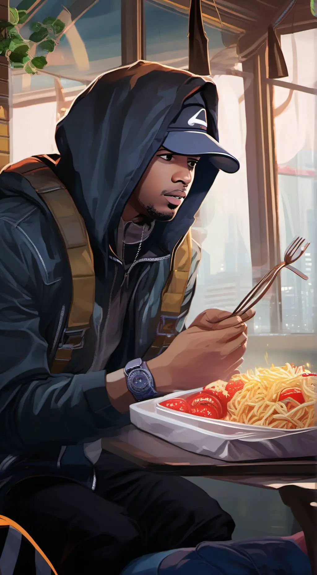 ai character: CoryxKenshin background