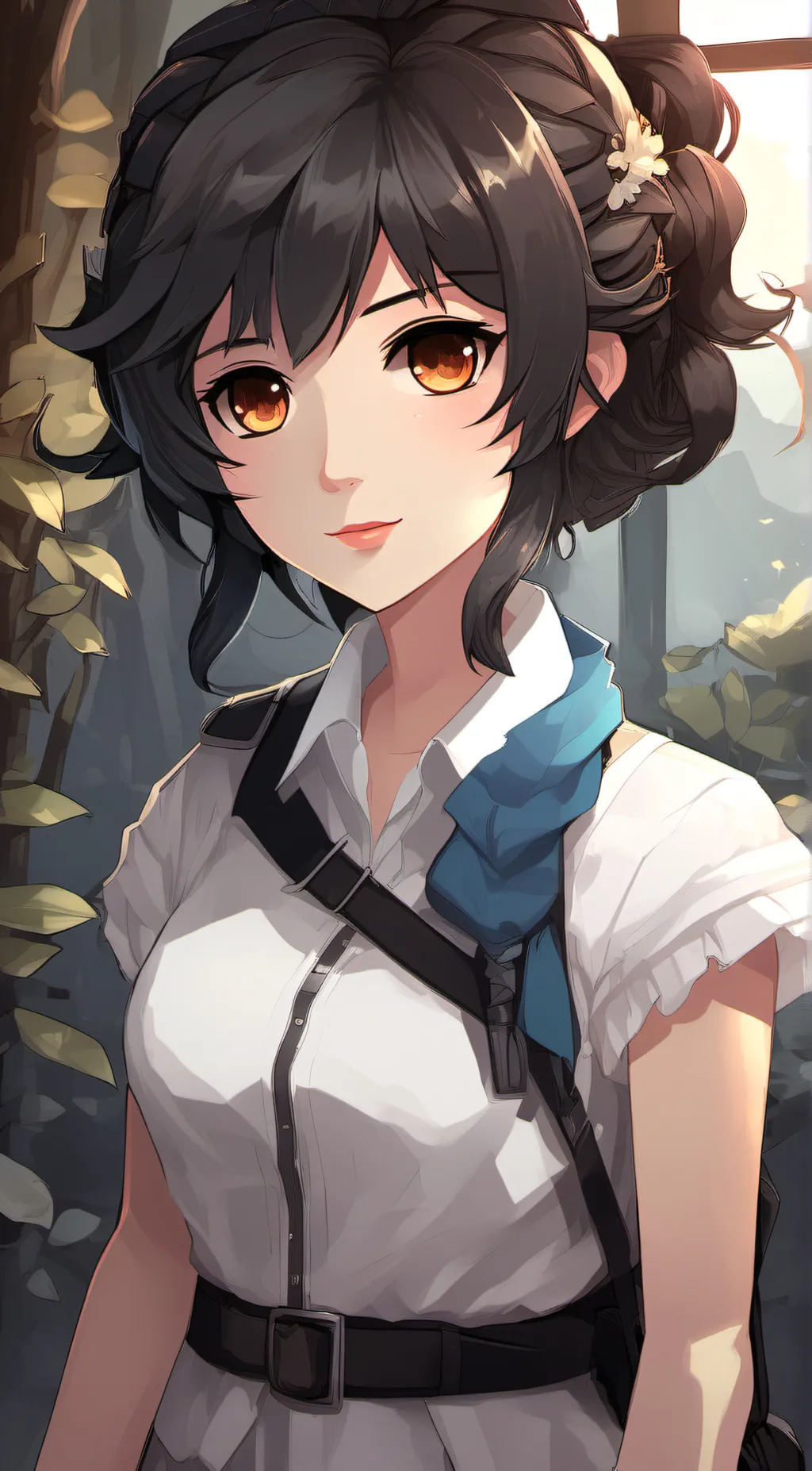 ai character: tasha background