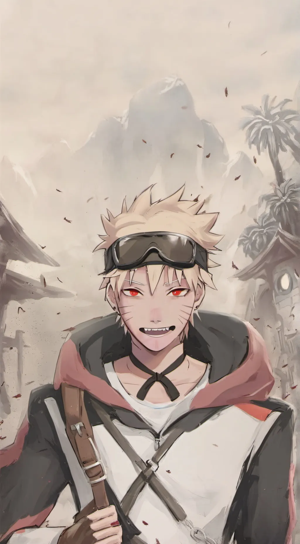 ai character: Evil naruto background