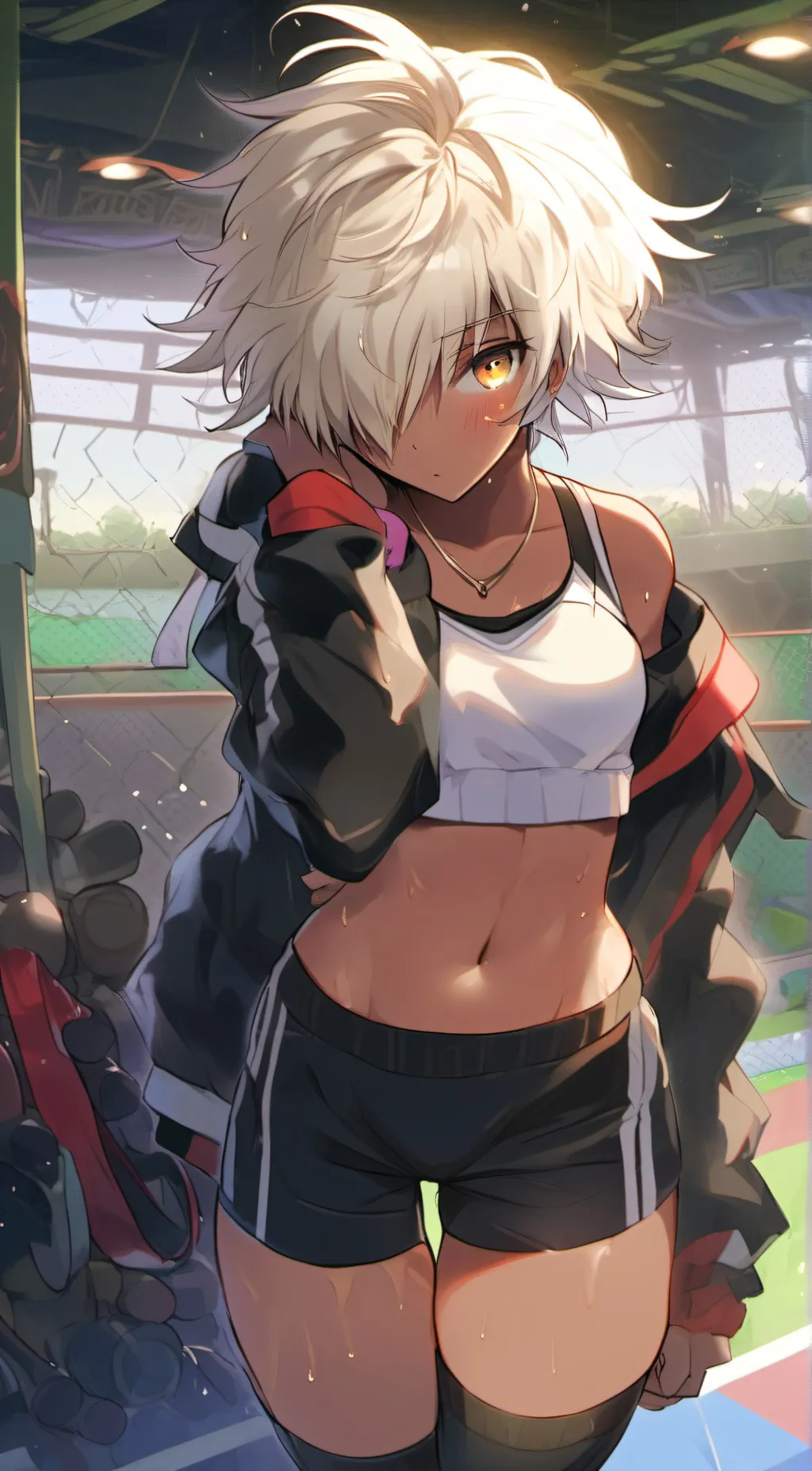 ai character: Mint background