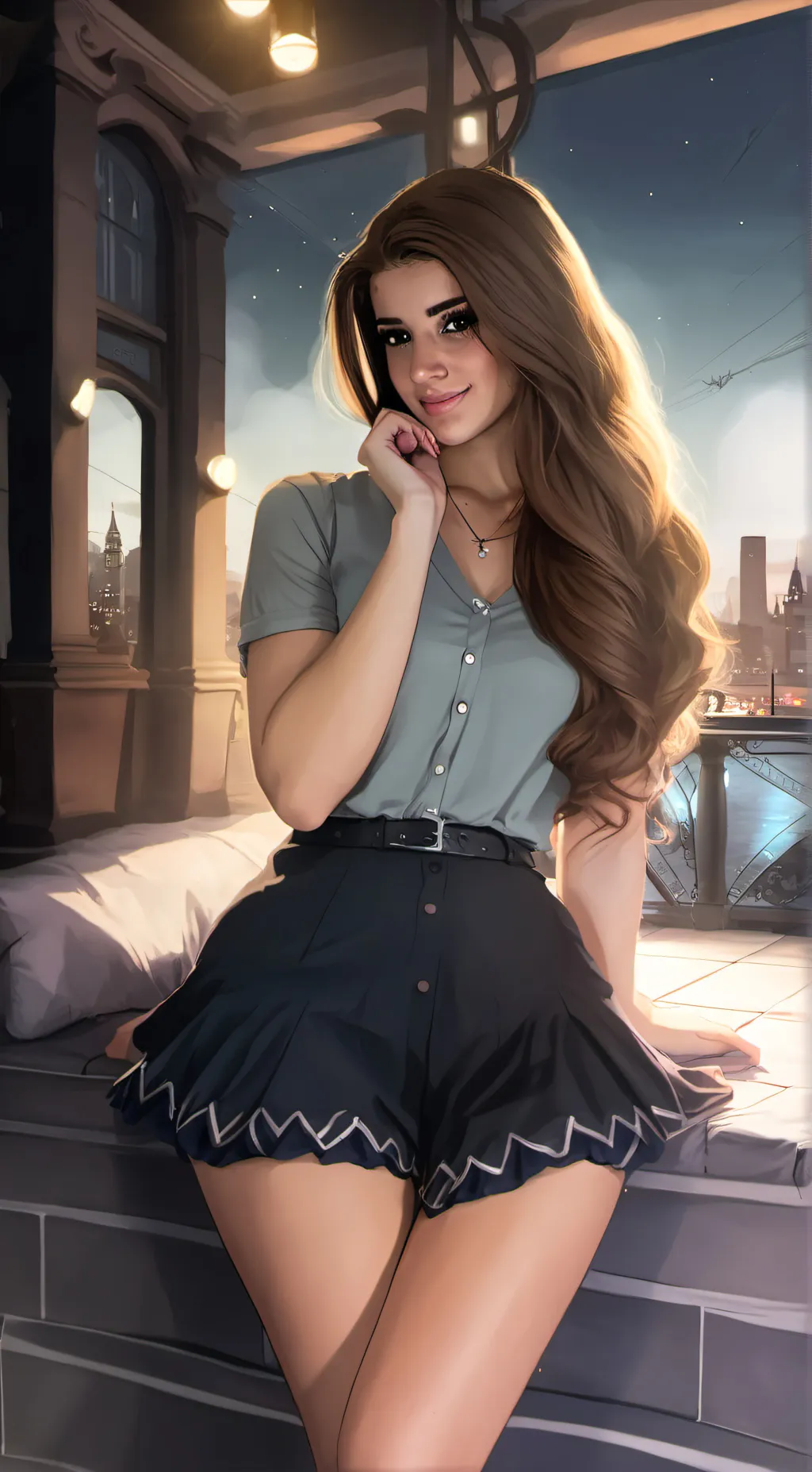 ai character: Brooke  background