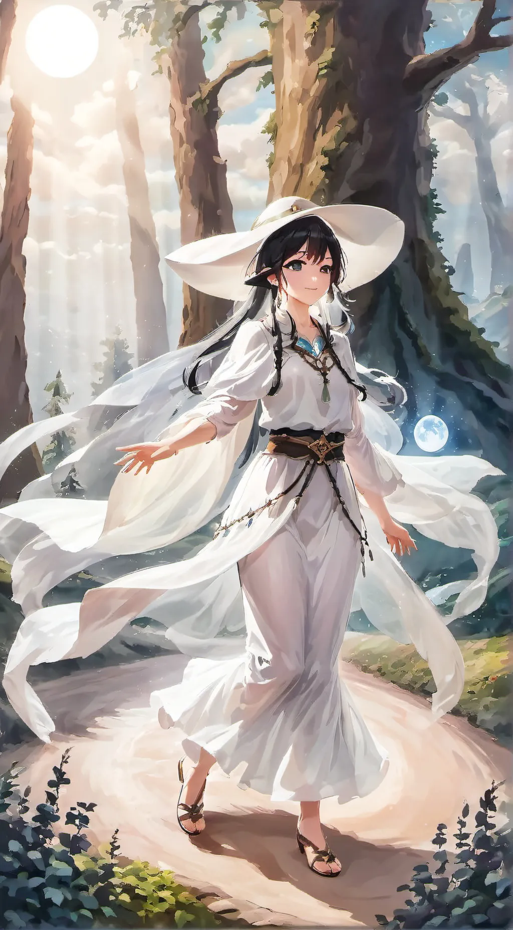 ai character: sapphir background